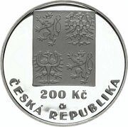 200 Korun Czech Football Association obverse image