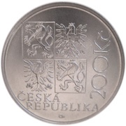200 Korun Kilián Ignác Dientzenhofer obverse image