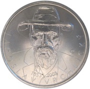 200 Korun Jaroslav Vrchlický, Czech Republic, 2003 reverse image