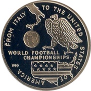 100 Afghanis World Soccer Italy to USA reverse image
