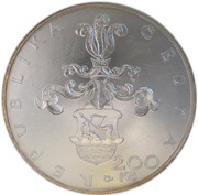 200 Korun Mikuláš Dačický of Heslov obverse image