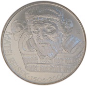 200 Korun Matěj Rejsek, Czech Republic, 2006 reverse image
