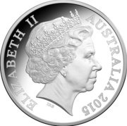 1 Dollar - Elizabeth II 4th Portrait - ANZAC Centenary - Silver Proof obverse image