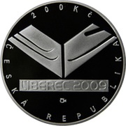 200 Korun FIS Nordic Ski World Championship obverse image