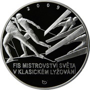 200 Korun FIS Nordic Ski World Championship reverse image