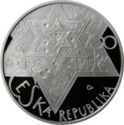 200 Korun Rabbi Jehuda Löw obverse image