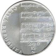 200 Korun Gustav Mahler obverse image