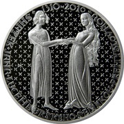 200 Korun Wedding of John of Luxembourg, Czech Republic, 2010 reverse image