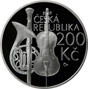 200 Korun Prague Conservatory obverse image