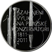 200 Korun Prague Conservatory, Czech Republic, 2011 reverse image