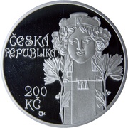200 Korun Municipal House in Prague obverse image