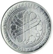 200 Korun Zlatá Koruna Monastery, Czech Republic, 2013 reverse image
