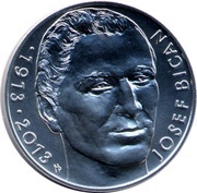 200 Korun Josef Bican, Czech Republic, 2013 reverse image
