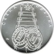 200 Korun Bohumil Hrabal obverse image