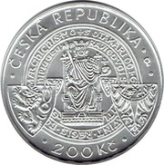 200 Korun České Budĕjovice obverse image