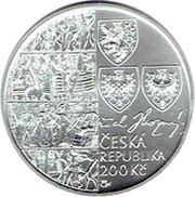 200 Korun Bedřich Hrozný obverse image