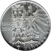 200 Korun Battle of Hradec Králové, Czech Republic, 2016 reverse image