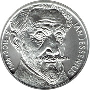 200 Korun Jan Jessenius, Czech Republic, 2016 reverse image