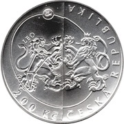 200 Korun Czech Astronomical Society obverse image