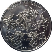 200 Korun Klaudyán Map obverse image
