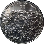 200 Korun Klaudyán Map, Czech Republic, 2018 reverse image