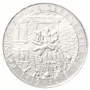 200 Korun First Defenestration of Prague, Czech Republic, 2019 reverse image