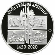 200 Korun Four Articles of Prague, Czech Republic, 2020 reverse image