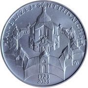 200 Korun Jan Blažej Santini-Aichel, Czech Republic, 2023 reverse image