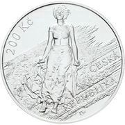 200 Korun Max Švabinský obverse image