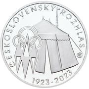 200 Korun Czechoslovak Radio, Czech Republic, 2023 reverse image
