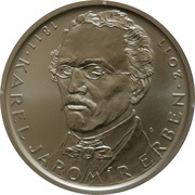 500 Korun Karel Jaromír Erben, Czech Republic, 2011 reverse image