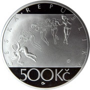 500 Korun Jiří Trnka obverse image