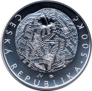 500 Korun Jiří Kolář obverse image