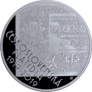 500 Korun First Issue of Czechoslovak Money, Czech Republic, 2019 reverse image