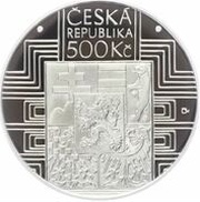 500 Korun Czechoslovak Constitution and Constitutional Court obverse image