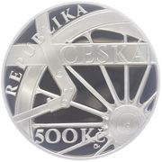 500 Korun Steam Locomotive Škoda 498 Albatros obverse image