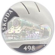 500 Korun Steam Locomotive Škoda 498 Albatros, Czech Republic, 2021 reverse image