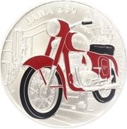 500 Korun Jawa 250 Motorcycle, Czech Republic, 2022 reverse image