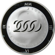 2000 Korun New Millennium reverse image