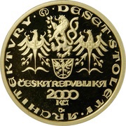 2000 Korun Romanesque - Rotunda in Znojmo obverse image