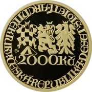 2000 Korun High Gothic - Fountain in Kutná Hora obverse image