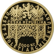2000 Korun Neo-Gothic - Hluboká Castle obverse image