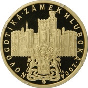 2000 Korun Neo-Gothic - Hluboká Castle, Czech Republic, 2004 reverse image