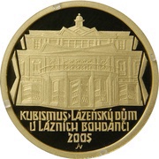 2000 Korun Cubism - Spa Building in Lázně Bohdaneč, Czech Republic, 2005 reverse image