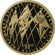 2000 Korun Contemporary - Dancing House in Prague obverse image