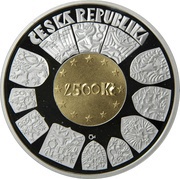 2500 Korun Accession to the European Union obverse image