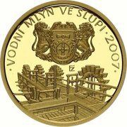 2500 Korun Water Mill in Slup, Czech Republic, 2007 reverse image