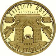 2500 Korun Suspension Bridge in Stádlec, Czech Republic, 2008 reverse image
