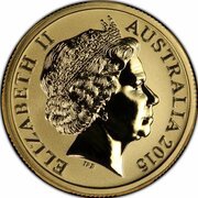 1 Dollar - Elizabeth II 4th Portrait - NRL - Moments That Matter - Gold Plated Silver Proof obverse image