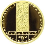 2500 Korun Wind Mill in Ruprechtov obverse image